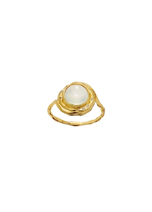 Zahra ring Forgyldt Maanesten 